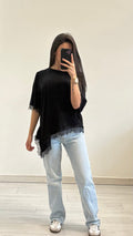 T-shirt en dentelle