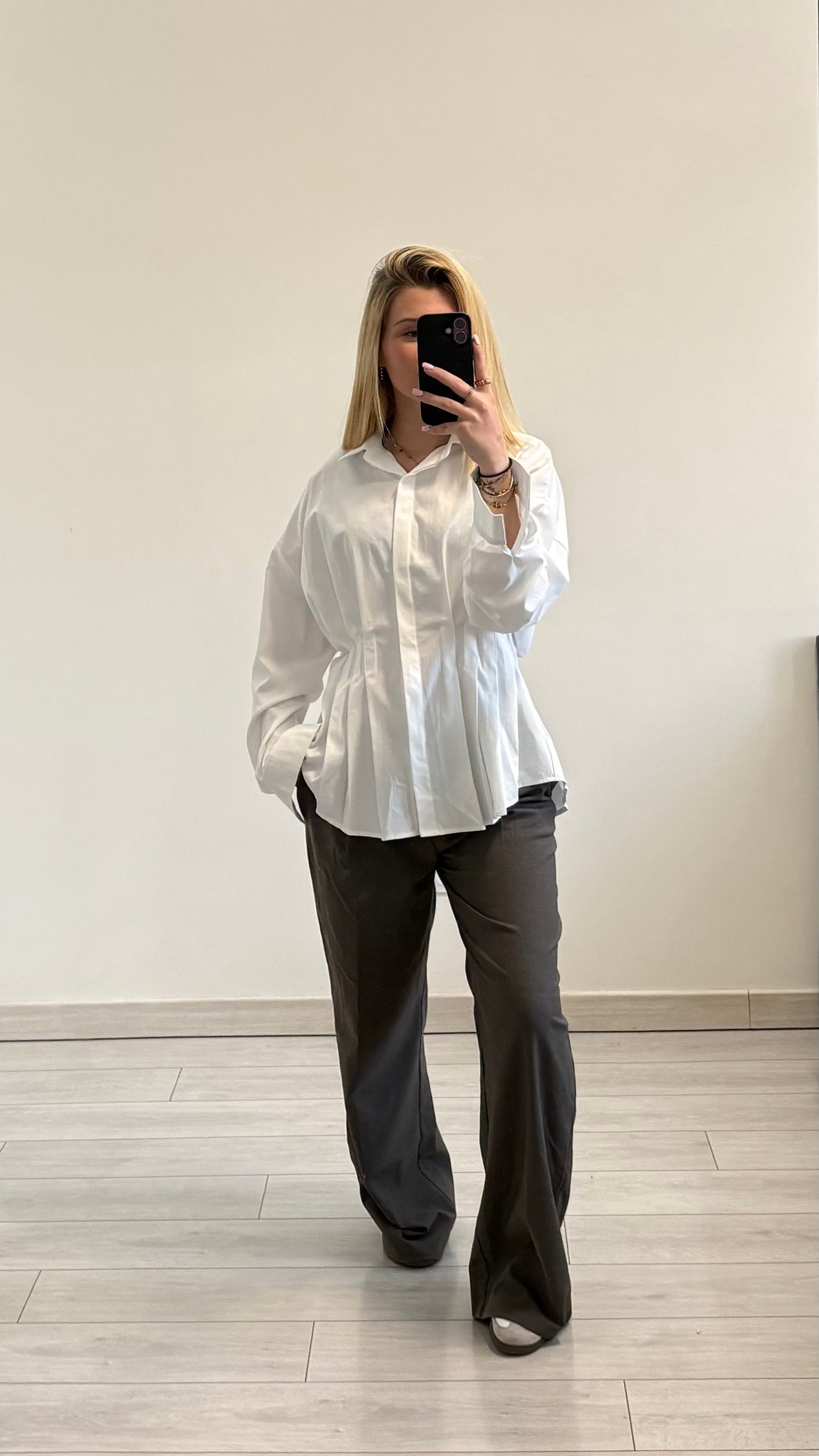 Chemise cintrée surpiquée