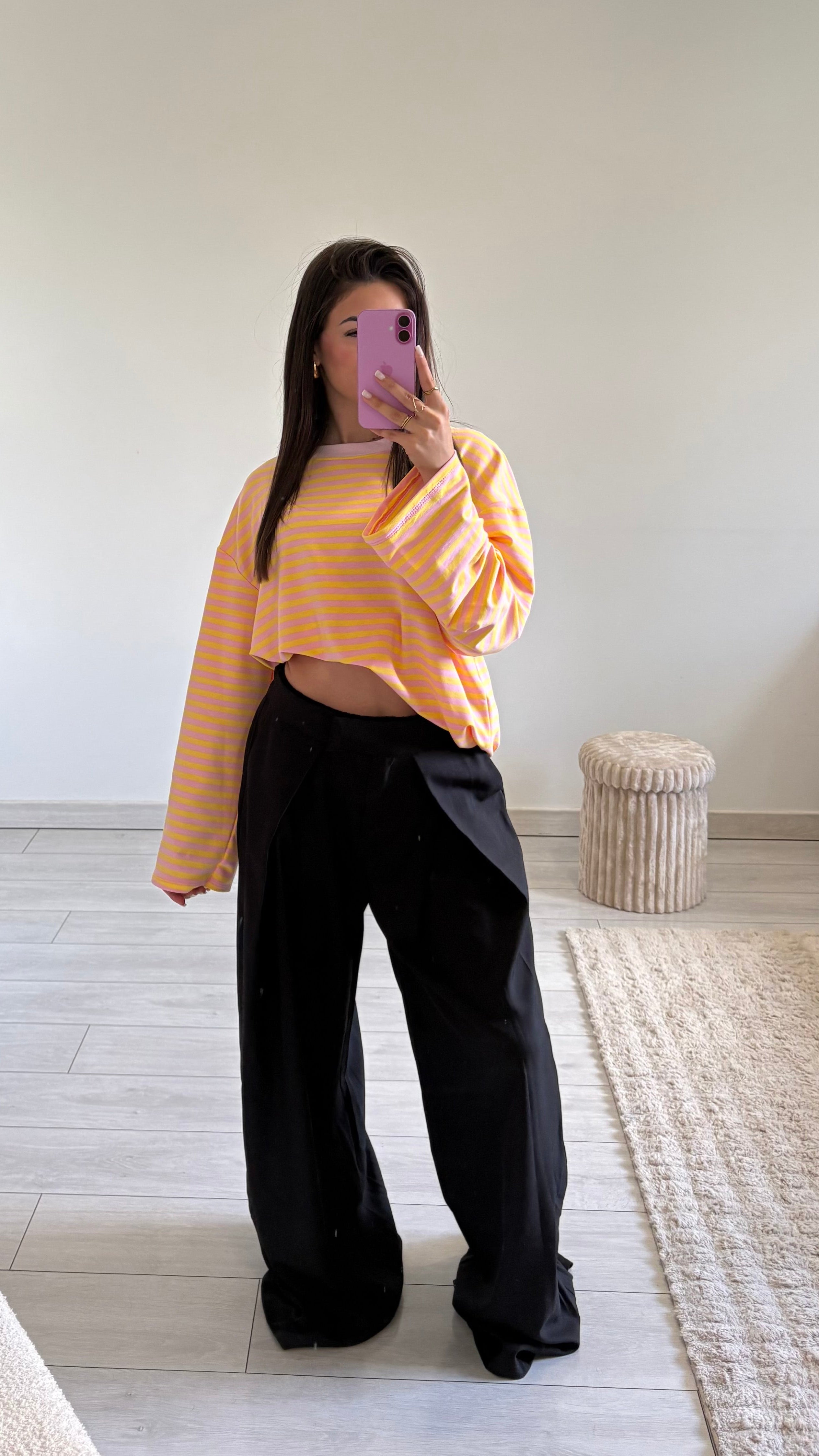 Pantalon fluide à taille élastique