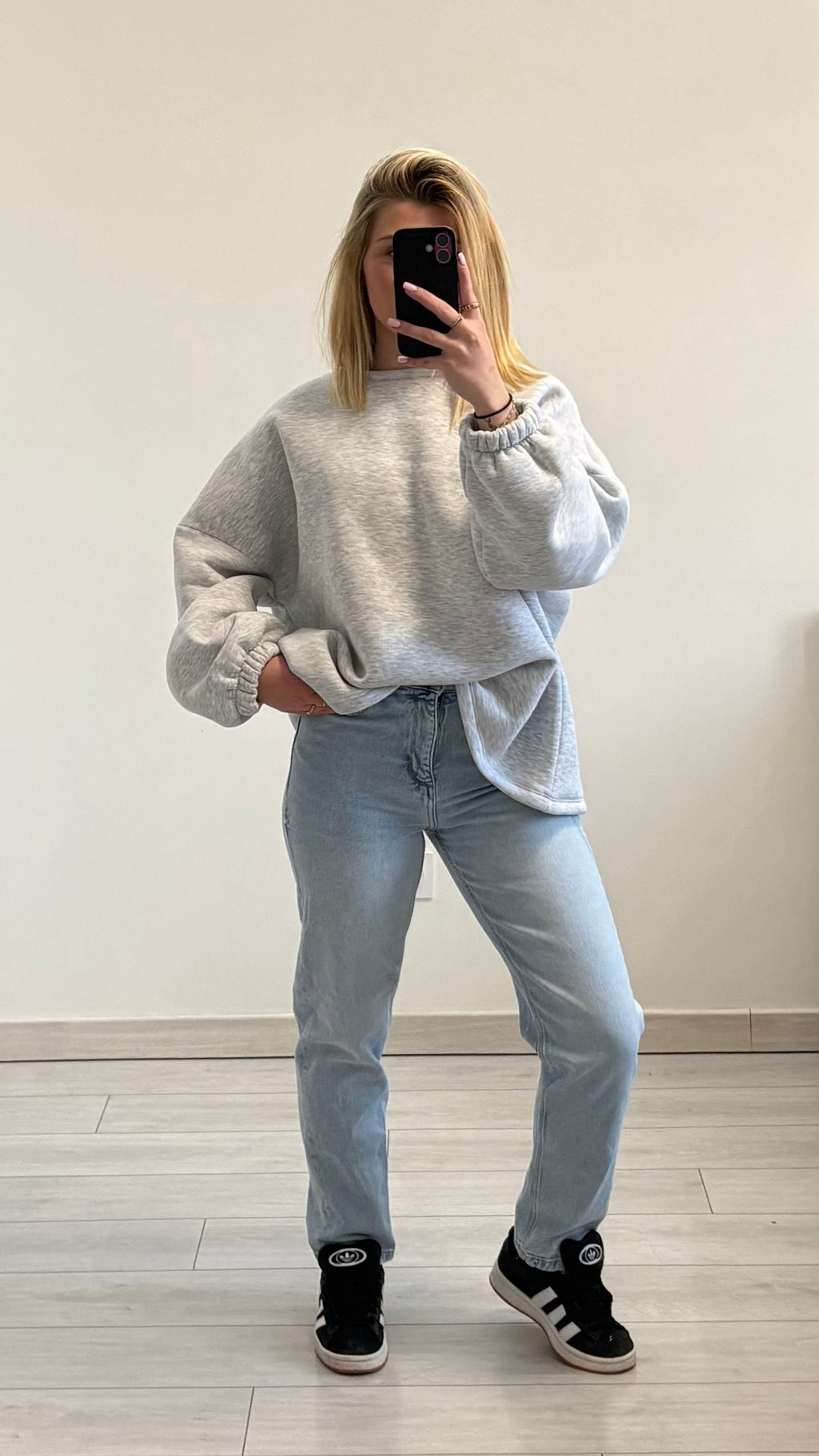Sweat dos brodé (chou)