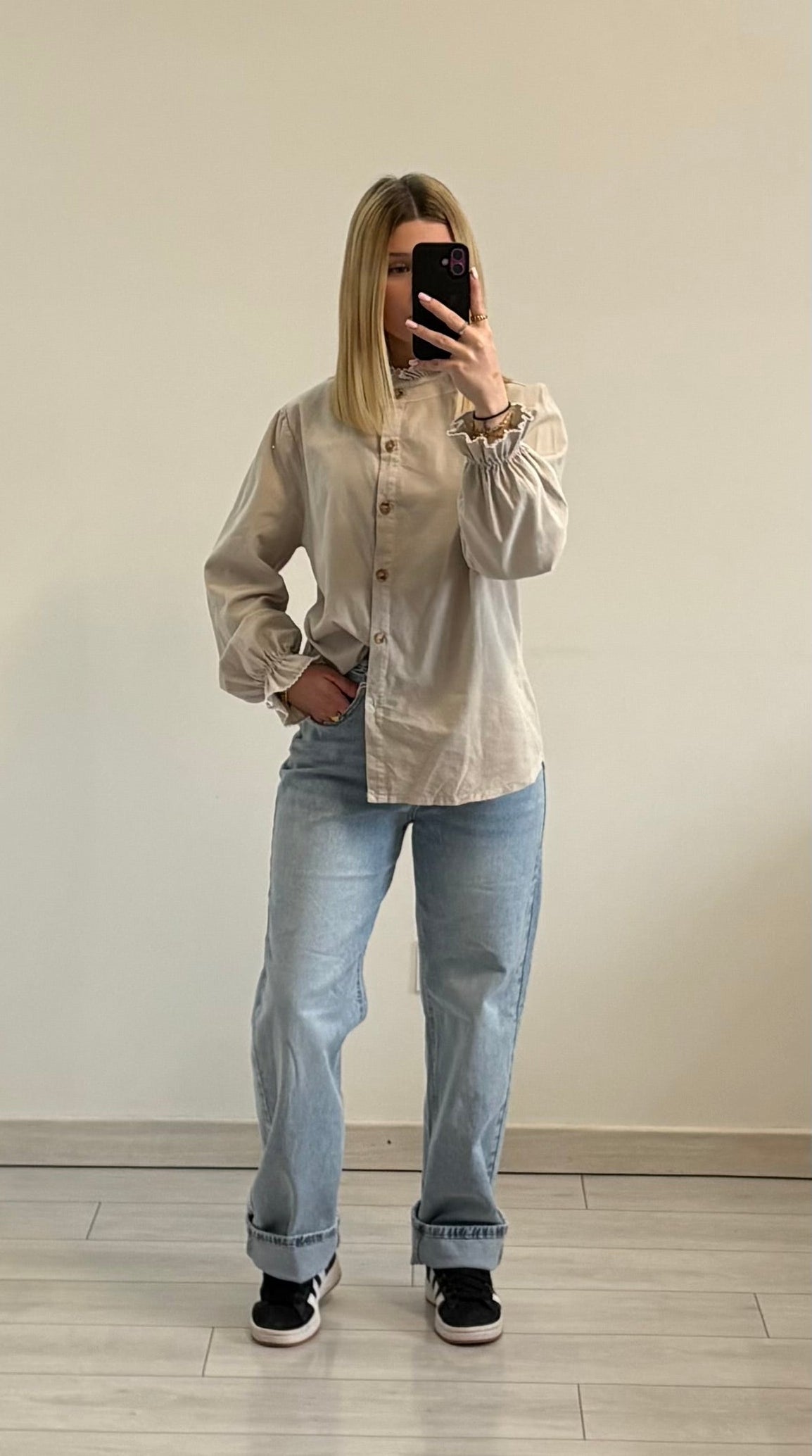 Chemise velours