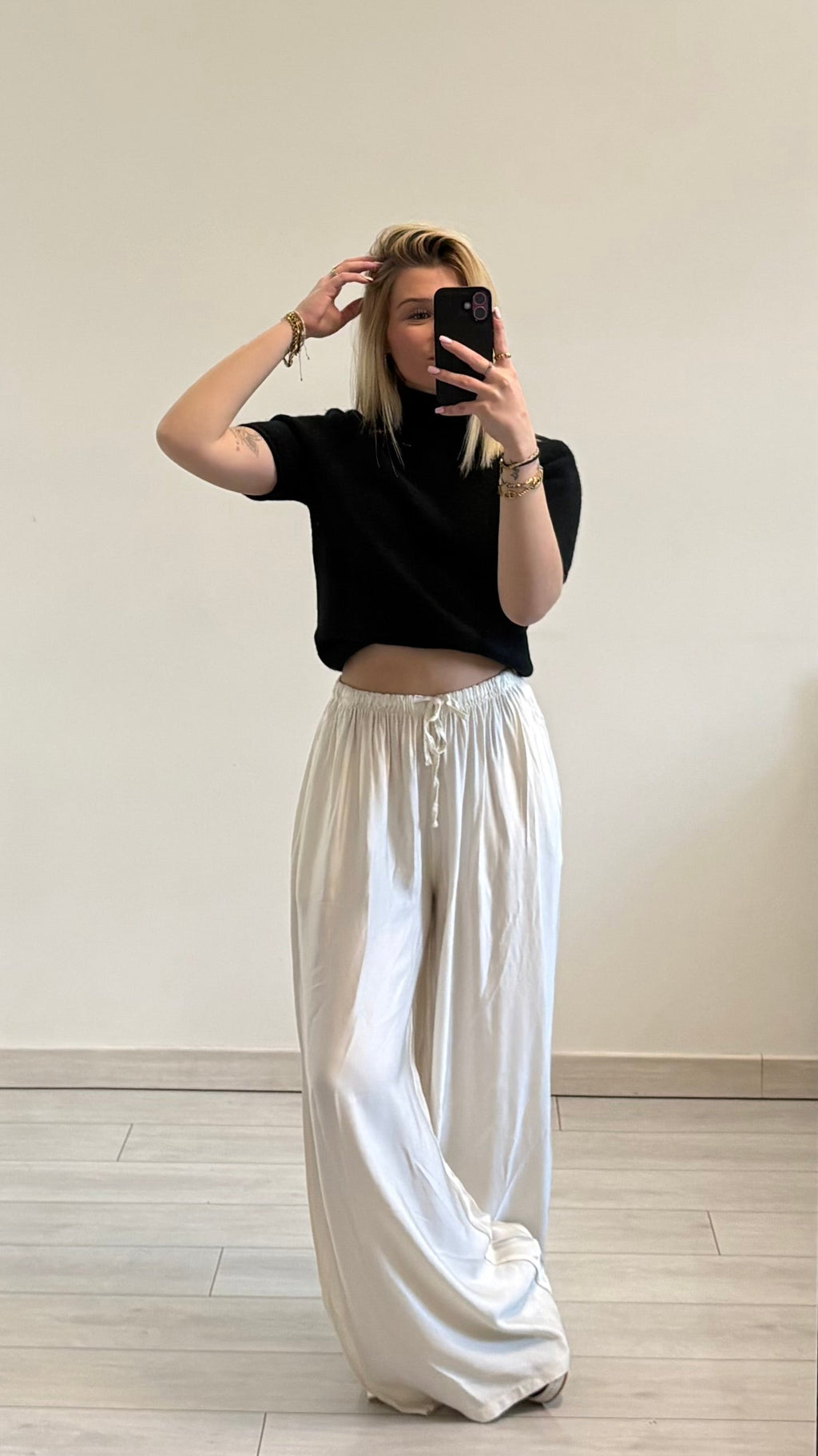 Pantalon en soie